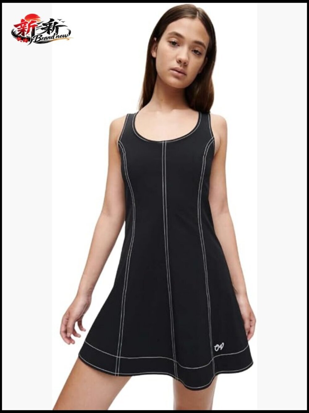 Active Tennis Dress with Built-In Phone Pocket
